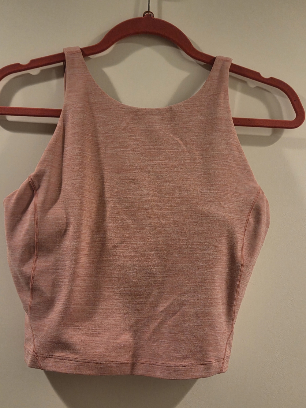 High Neck Pink Sports Crop Top